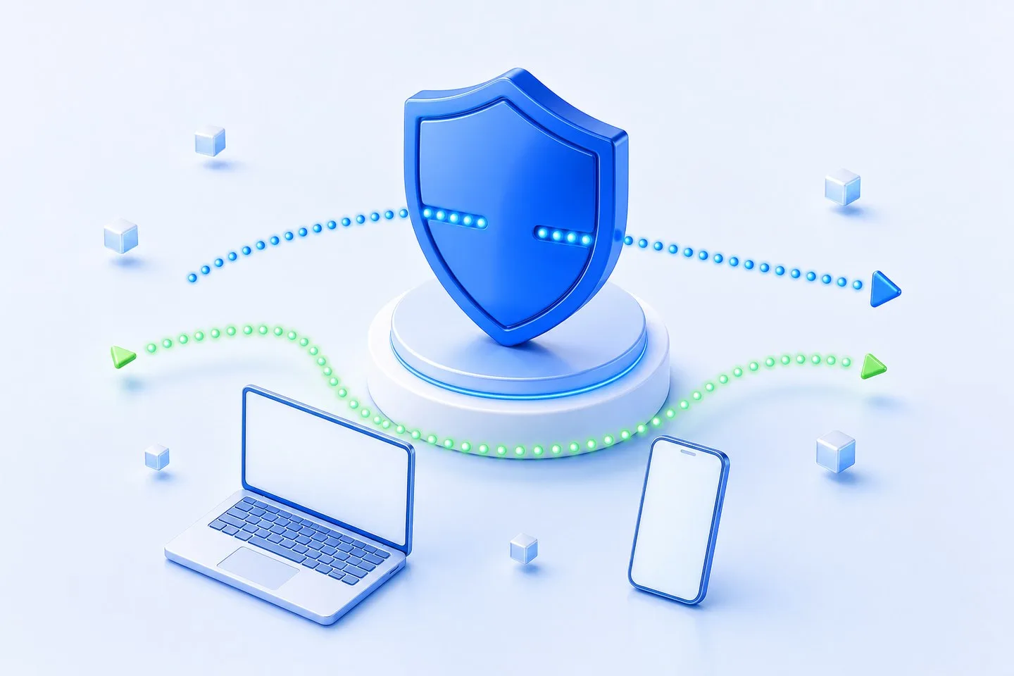схема: VPN-туннель и прямое подключение